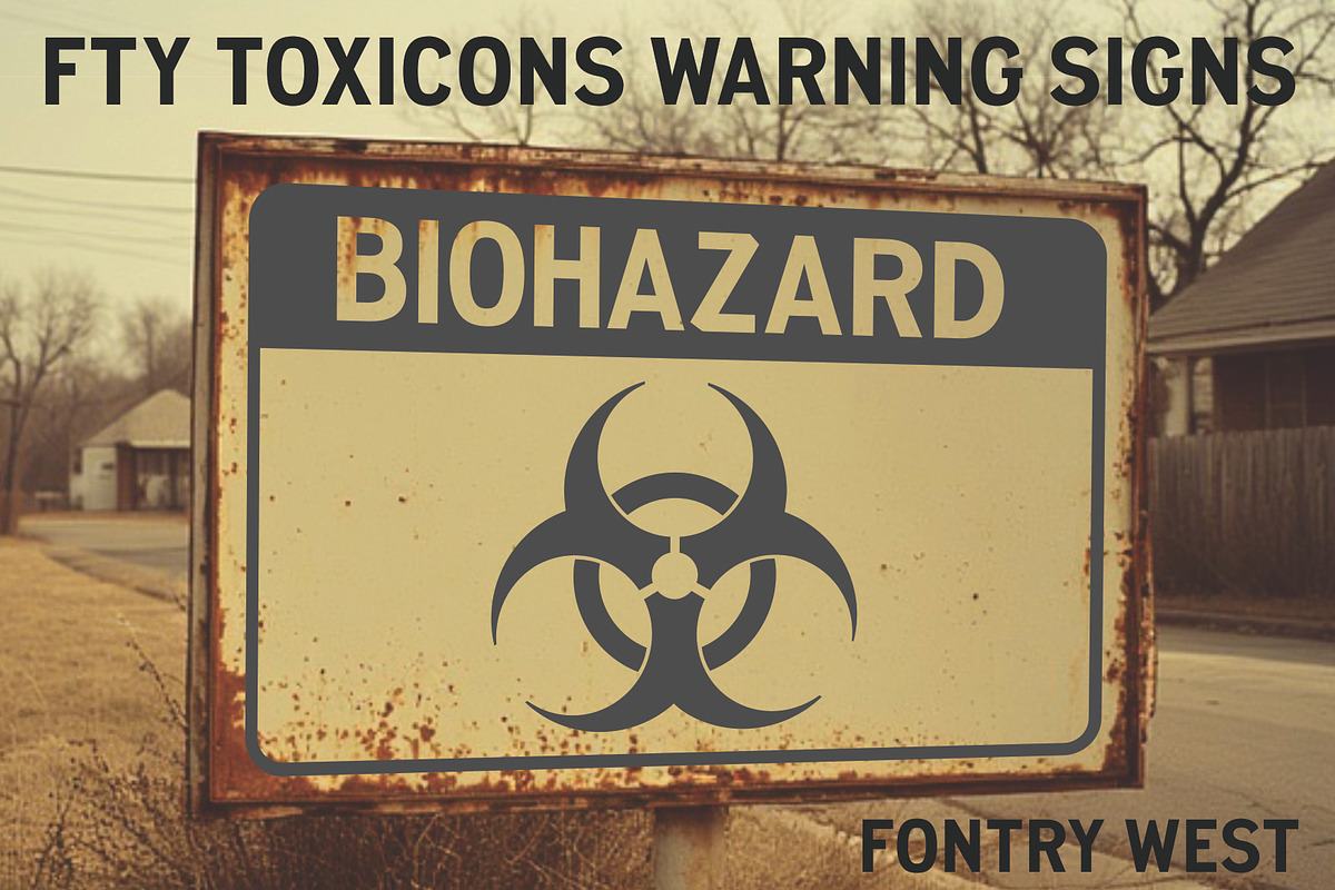 ToxIcons, a Symbol Font by Fontry West (Photo 6 of 9)