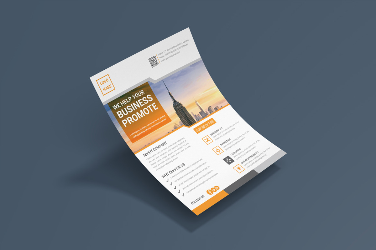 Modern Business Flyer Design, a Flyer Template by BrandlyTemplate (Photo 2 of 3)