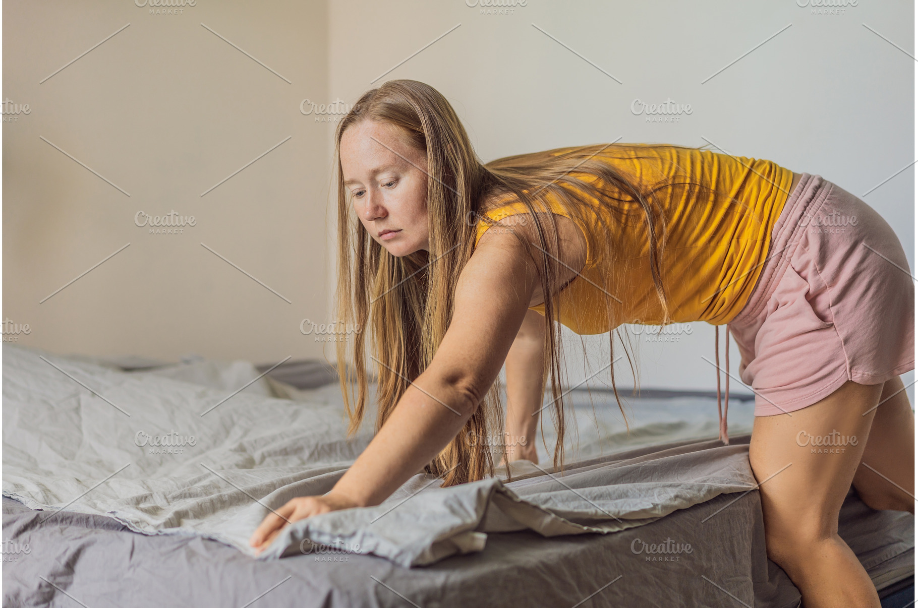 Woman starting her morning routine, a Person Photo by Elizaveta Galitskaya