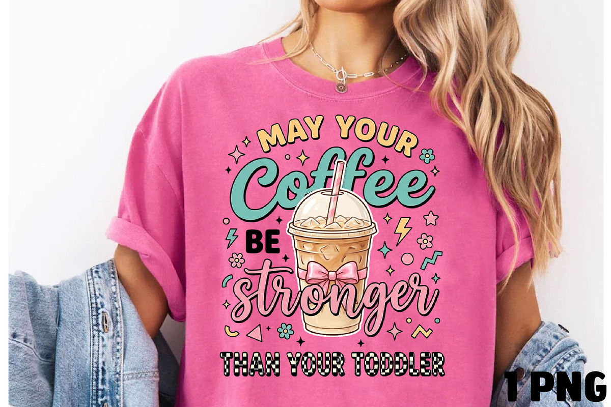 Stronger Than Toddler Mom, a Seasonal Illustration by DreamCafeArt (Photo 2 of 6)