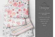 Watercolour Florals Seamless Pattern, a Pattern Graphic by Tatra Cottage Designs (Thumbnail 1 of 7)
