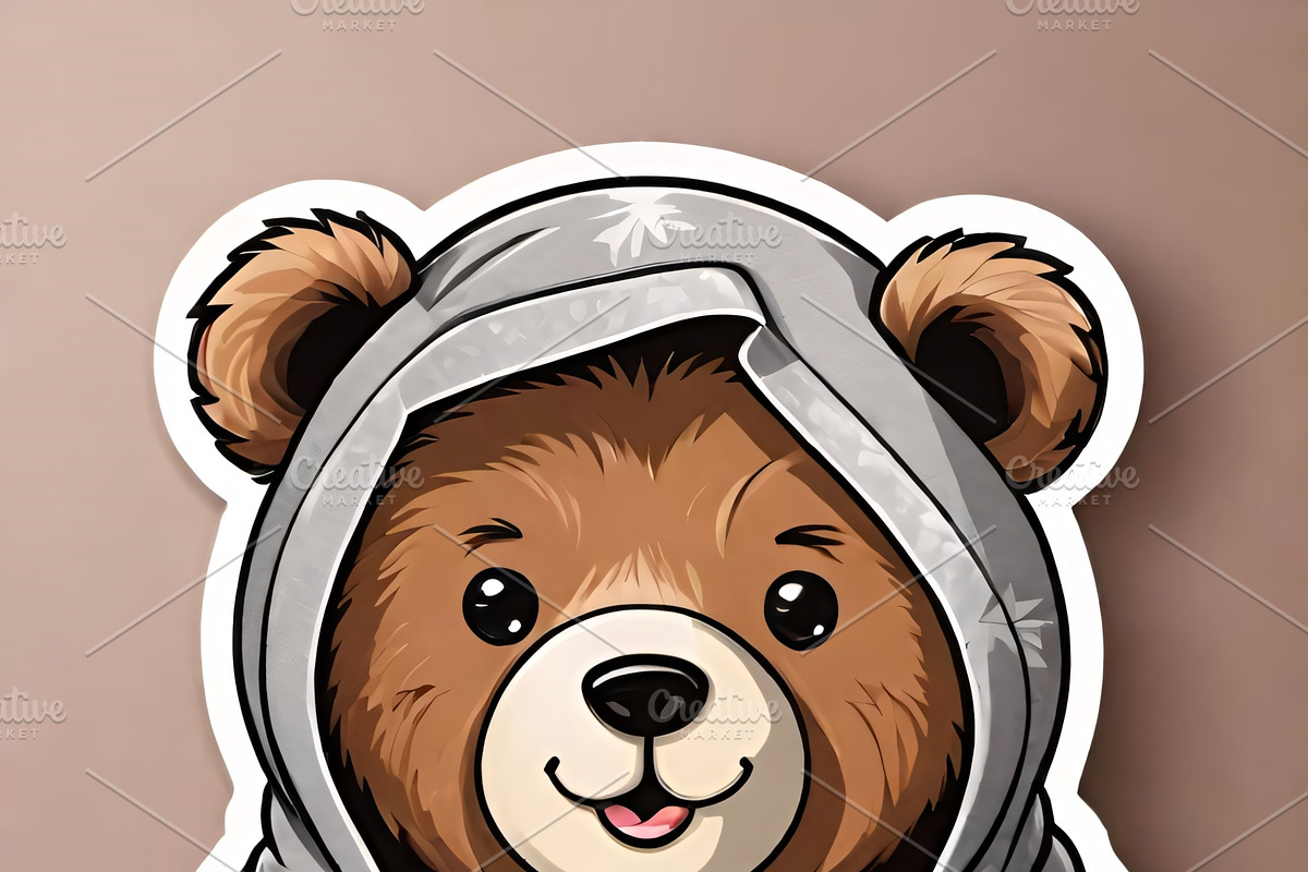 “Cute Coffee Bear Stickers” bundle, an Illustration by ETARA by Mea Hau (Photo 2 of 6)