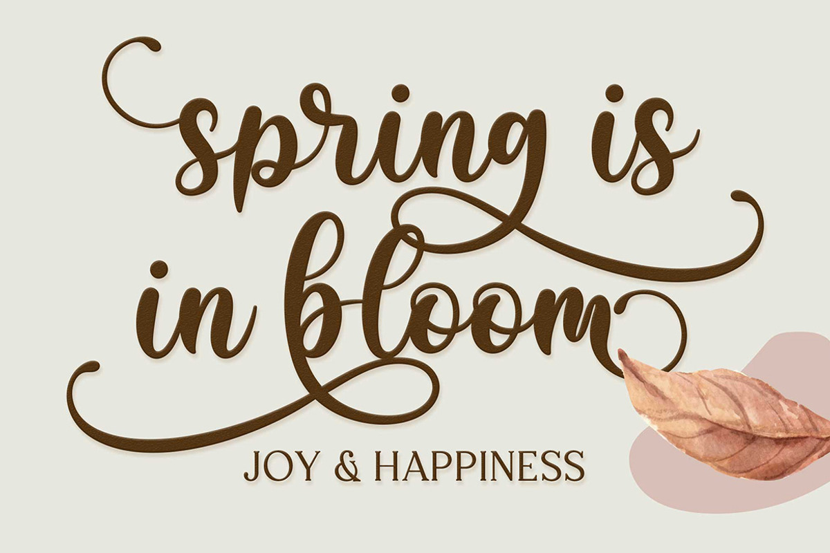 Babylone | Modern Calligraphy, a Script Font by Almeera Std (Photo 2 of 11)