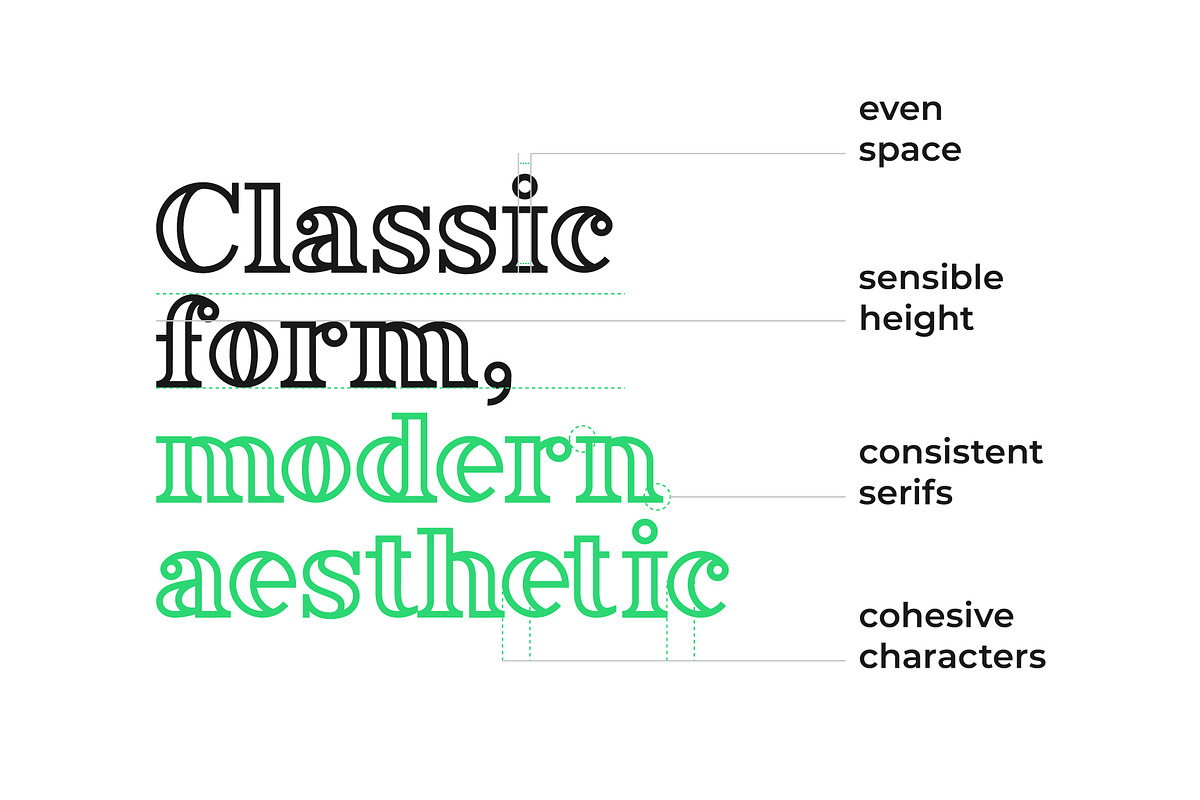 Revive Display Font preview 2