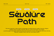 Metro Gate – Sans Serif Font, a Sans Serif Font by Sronstudio (Thumbnail 7 of 9)