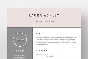 Laura Ashley - Resume/CV Template