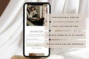 WIX Website Template for Coaches, a Wix Template by CreatedbyVision LLC (Thumbnail 8 of 8)