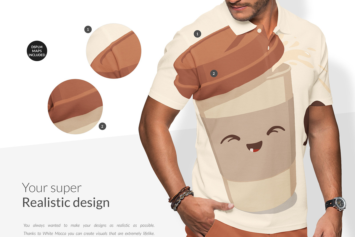 Men Polo Shirt Mockups Set FREE DEMO, a Books & Magazine Mockup by Apparel_Mockups (Photo 11 of 25)