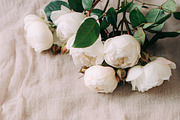 White peonies film look stock photos, a Books & Magazine Mockup by Nellaino (Thumbnail 5 of 8)