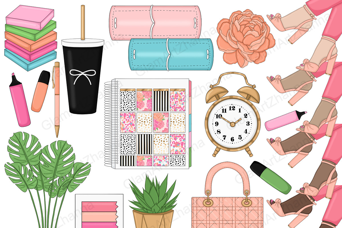 Boss Lady Clip Art, a Work Illustration by GlamArtZhanna (Photo 3 of 5)