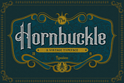 Hornbuckle for Vintage Logo & Liquor, a Serif Font by ilhamtaro (Thumbnail 1 of 6)