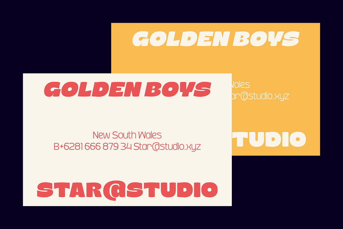 Sun Plumps Font Family, a Sans Serif Font by Holyline Design (Photo 14 of 16)