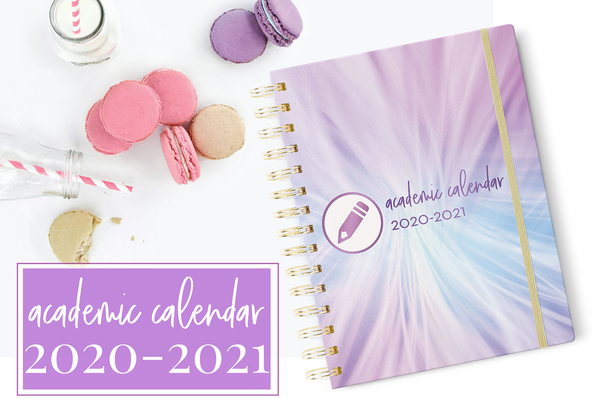 Academic Planner | InDesign Template, a Stationery Template by Planner Templates (Photo 1 of 11)