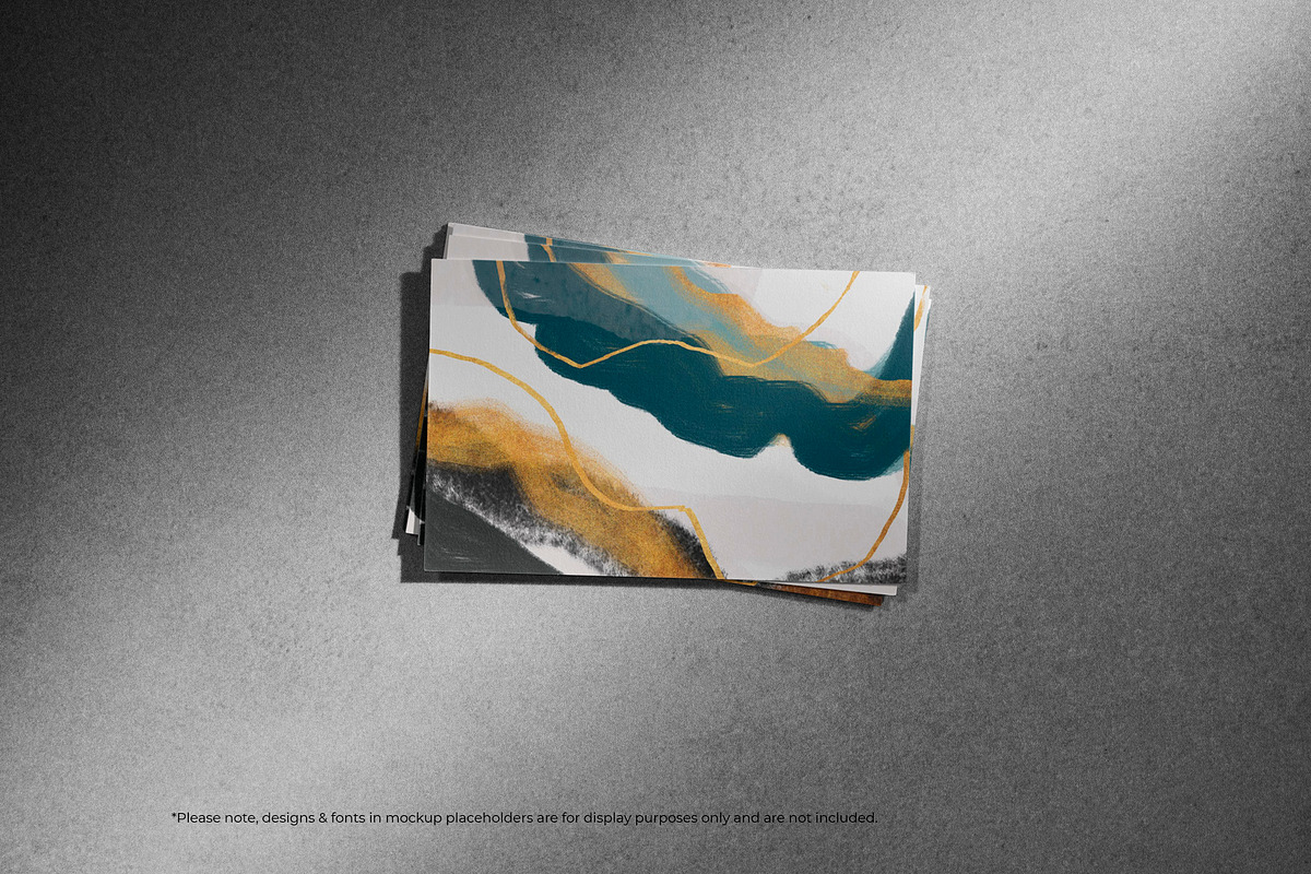 Overhead Business Card Set, a Merchandise Mockup by Moixo studio (Photo 5 of 7)