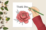 Rose Gold Foil Floral Elements, an Illustration by Creative Art (Thumbnail 8 of 8)