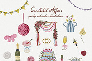 Quirky Watercolor Wedding Icons Set, a Decorative Illustration by Madiwaso (Thumbnail 3 of 9)