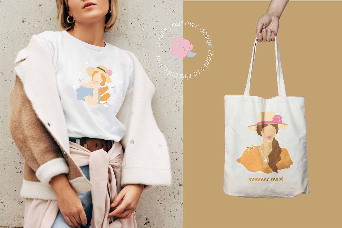 Summer women cliparts & posters, an Object Graphic by yttadesign (Photo 10 of 14)