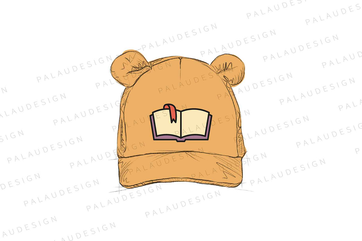 Books Outline Cute Illustrations, an Education Illustration by Palau (Photo 6 of 12)