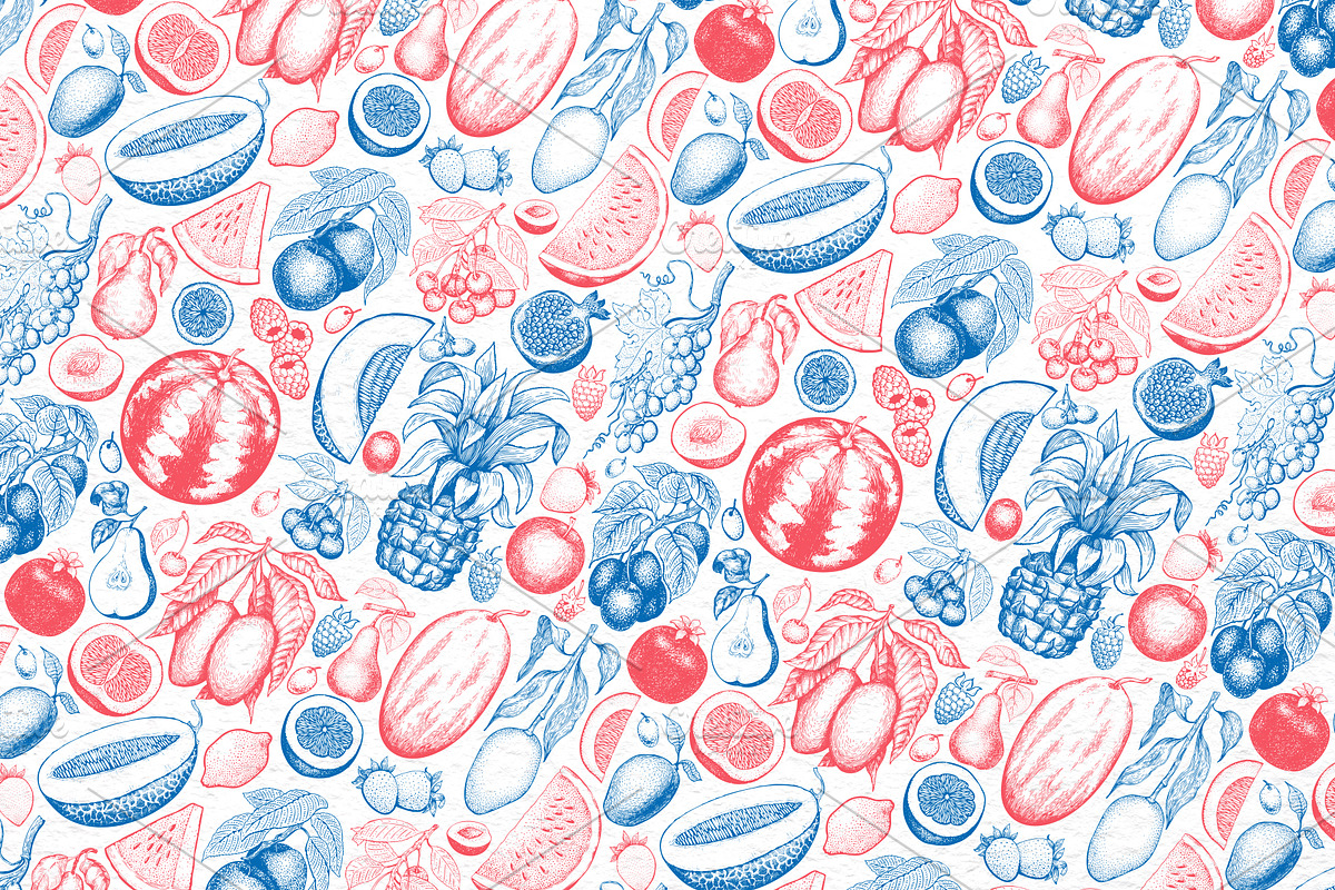 Fruits&Berries Vector Collection, a Food Illustration by Lubov Illustrations Shop (Photo 6 of 6)