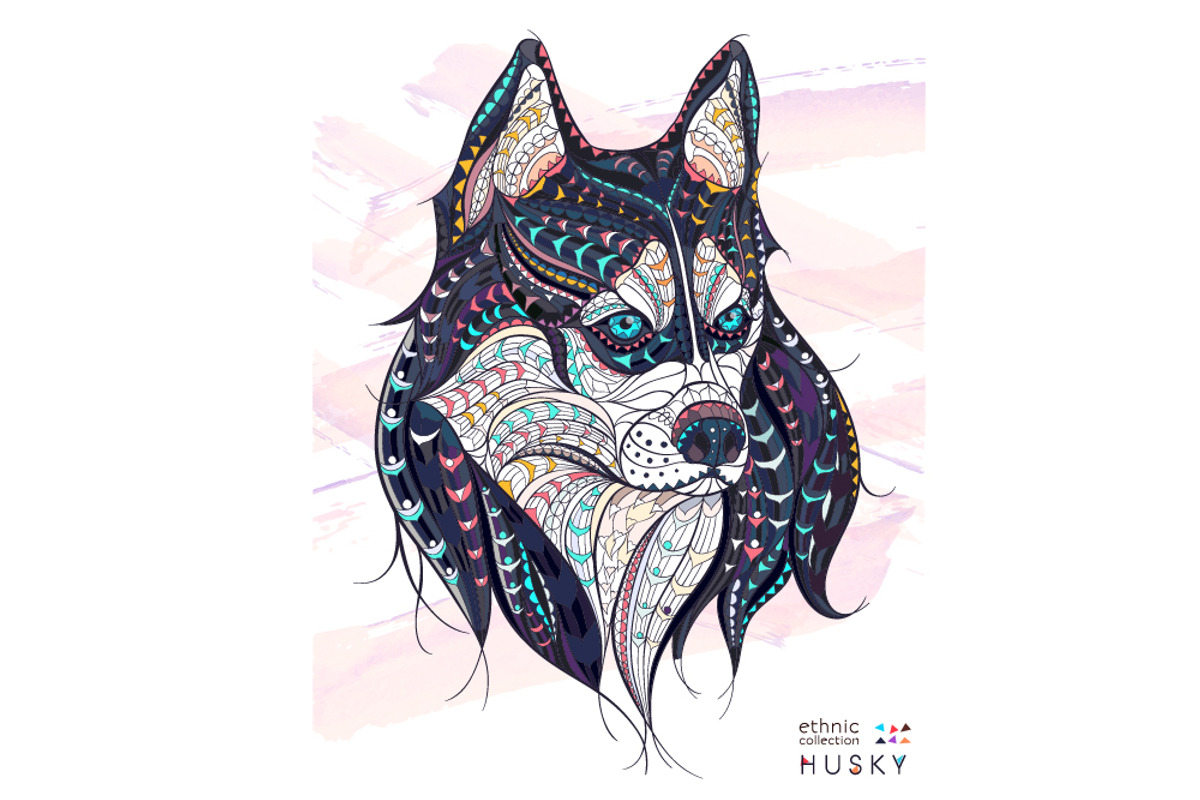 Ethnic Collection: Husky, an Animal Illustration by ArtoJoy (Photo 3 of 5)