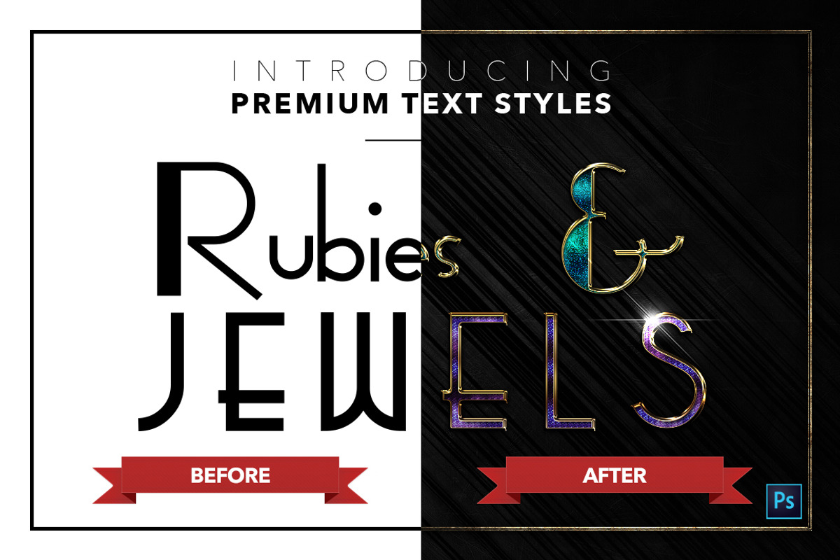 Rubies & Jewels #3 - 20 Text Styles, a Layer Style Add-On by Jonas Stensgaard (Photo 22 of 23)