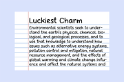 LUCKIEST CHARM Handwriting Font, a Handwritten Font by Blush Font Co. (Thumbnail 4 of 4)