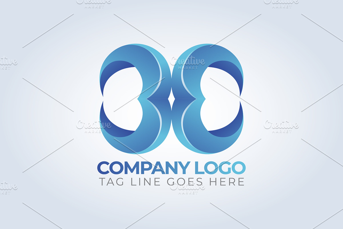 Bluish Brand Identity Logo Template, a Branding & Logo Template by arslantanoli (Photo 1 of 3)