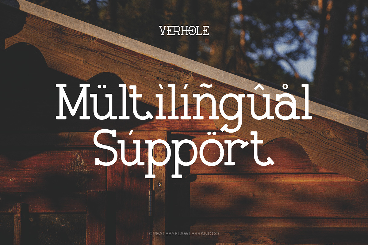 Verhole - Serif Slab Font, a Serif Font by Flawless And Co (Photo 6 of 10)