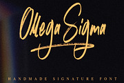 Omega Sigma Brush Script, a Handwritten Font by Deeezy (Thumbnail 7 of 7)