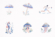 Whimsical Summer Clipart PNG, an Illustration by DreamArtGraphic (Thumbnail 6 of 8)