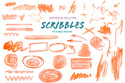 Watercolor Scribble and Doodles, a Graphic by Corner Croft (Thumbnail 4 of 12)