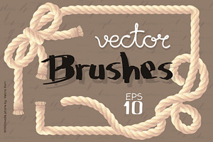 Vector 28 Brushes Of Rope AI