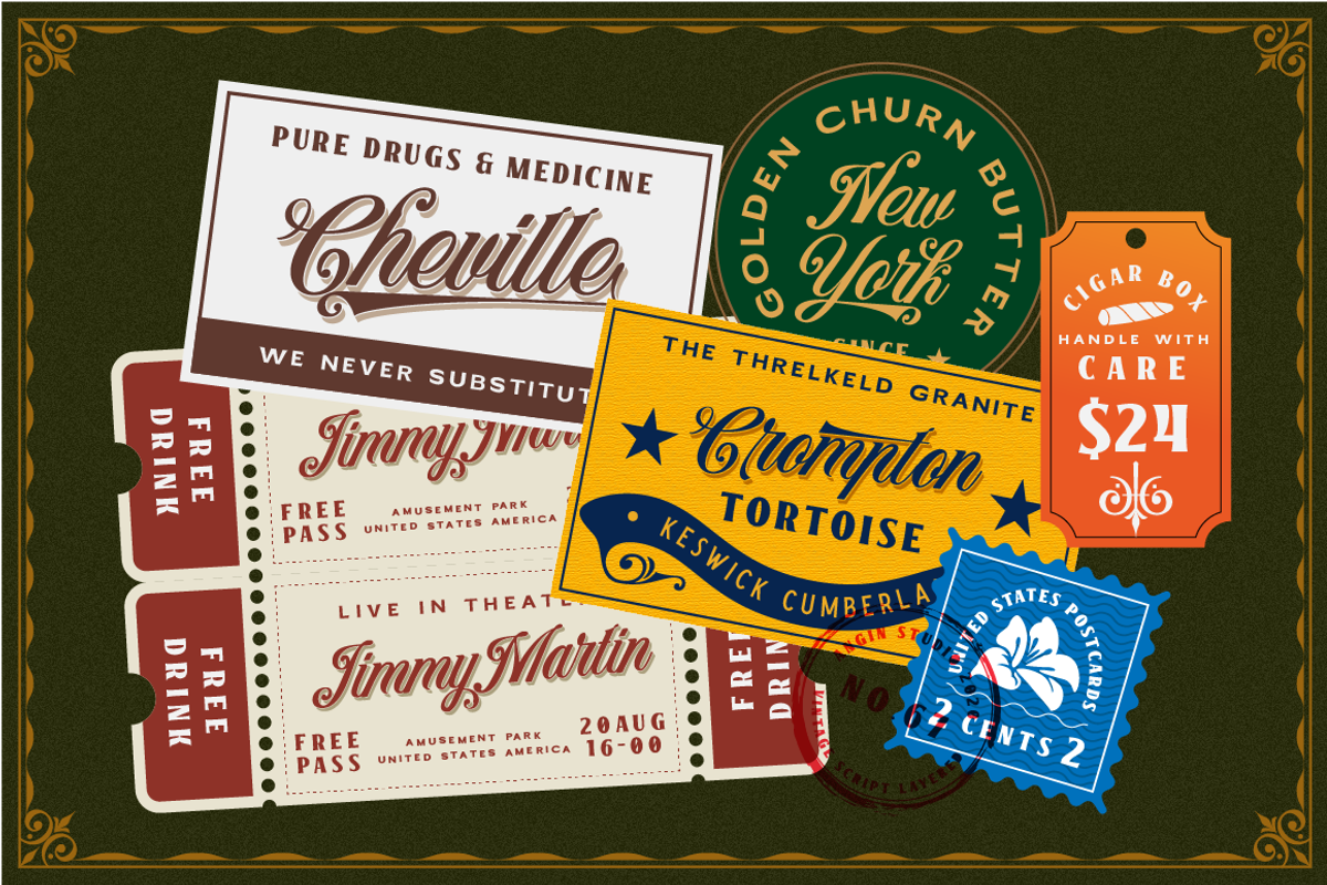 Benford Font Collections + Extras, a Script Font by Angin Studio (Photo 10 of 13)