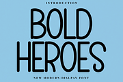 Bold Heroes, a Serif Font by FreshTypeINK (Thumbnail 1 of 8)