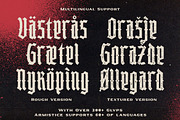 Armistice Condensed Blackletter, a Blackletter Font by Angin Studio (Thumbnail 9 of 17)