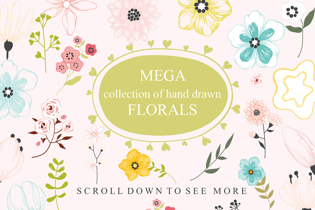 Fleuriste Duoline Font preview 7