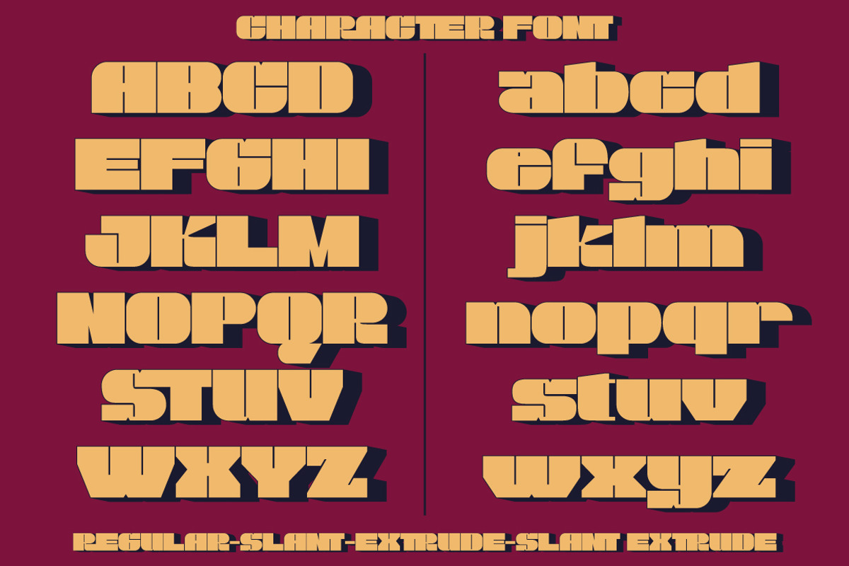 KREAK - BOLD DISPLAY FONT, a Symbol Font by tebaltipislab (Photo 3 of 16)
