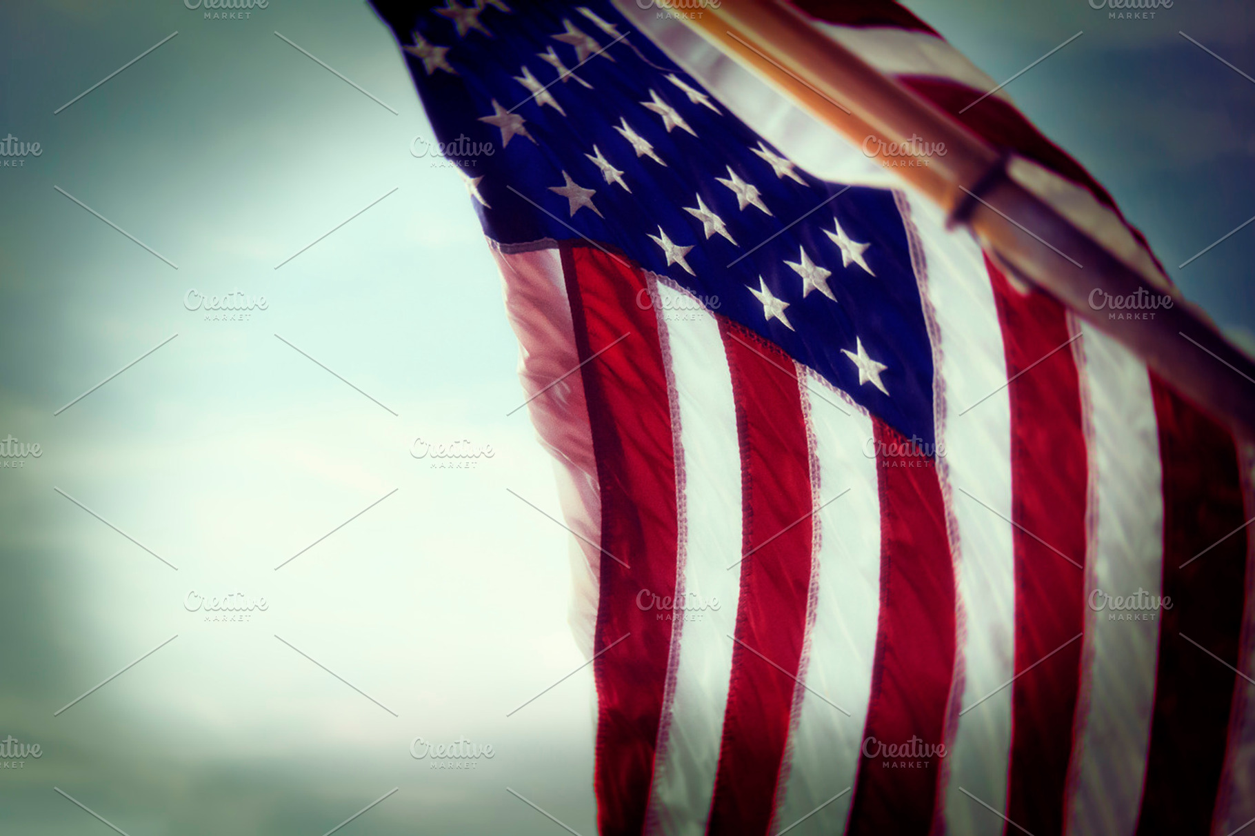 Vintage American Flag