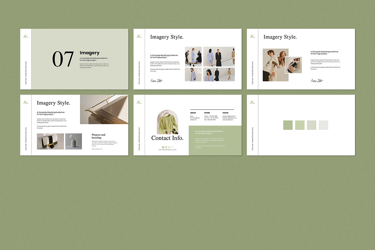 Brand Guidelines Template, a Presentation Template by CreativeSlides (Photo 6 of 7)