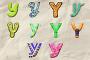 260 Stylized Alphabets (for collage), an Object Graphic by Megan Aili Designs (Thumbnail 26 of 28)