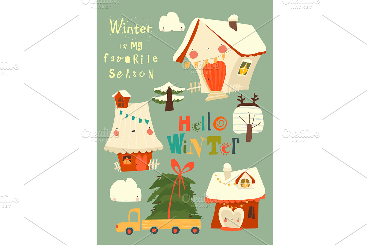 Cartoon Illustration with Cute, an Object Illustration by Maria Starus