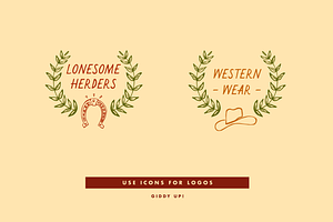 Saddle Up Cowboy Western Vector Pack