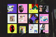 Neon Sales Instagram Template | PSD, a Social Media Template by Azruca (Thumbnail 2 of 6)