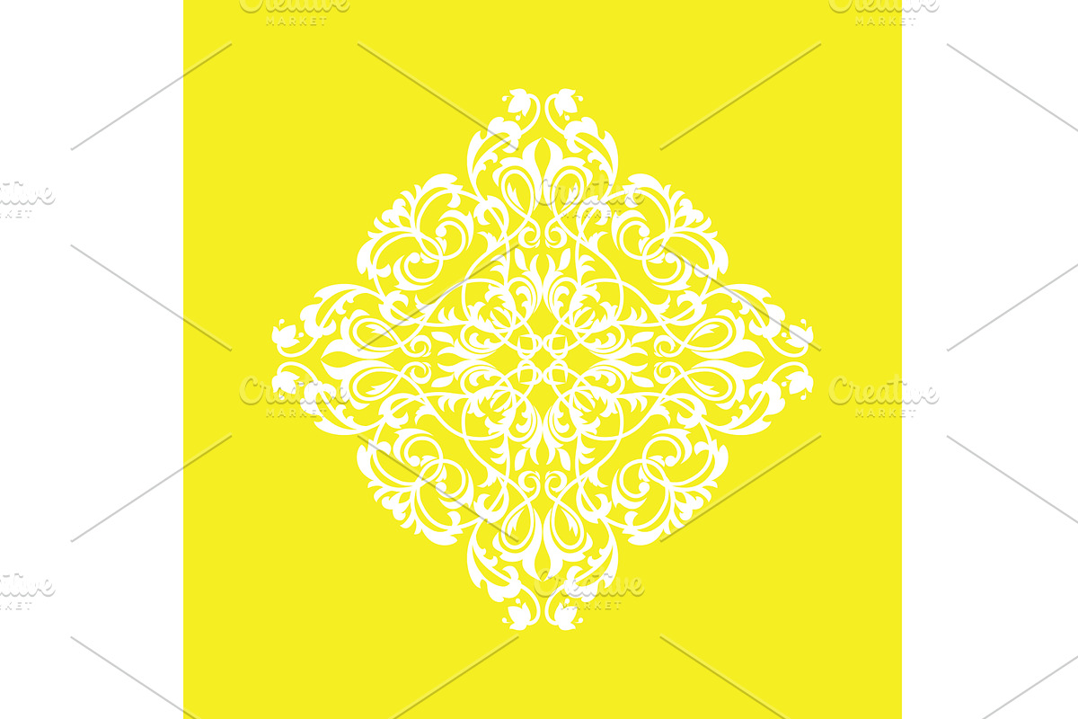 Damask graphic ornament. Floral, an Illustration by RODINA (Photo 1 of 3)
