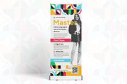 Language Course Roll Up Banner, a Print Template by Esensifiksi.studio (Thumbnail 2 of 3)