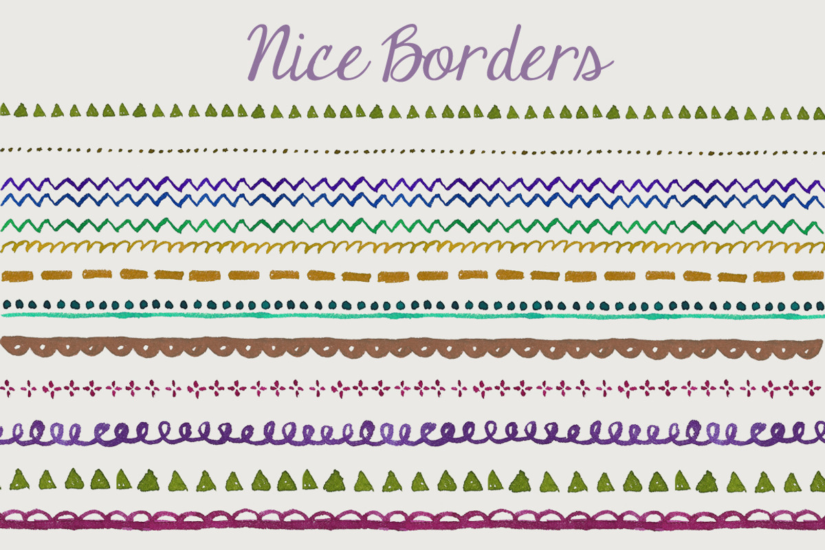 Watercolor Borders, an Illustration by Angie Makes (Photo 2 of 2)