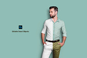 Mens Formal Outfit Mockup, a Shirt Mockup by Designertale (Thumbnail 2 of 6)