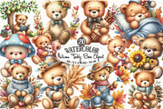 Autumn Teddy Bear Sublimation, an Illustration by Designking (Thumbnail 1 of 3)