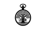 Steampunk Tree of Life Symbol Bundle, an Illustration by yasushie (Thumbnail 3 of 31)