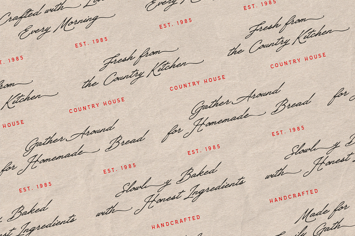Manowe - Hand Drawn Display Font, a Handwritten Font by Nollev (Photo 5 of 11)